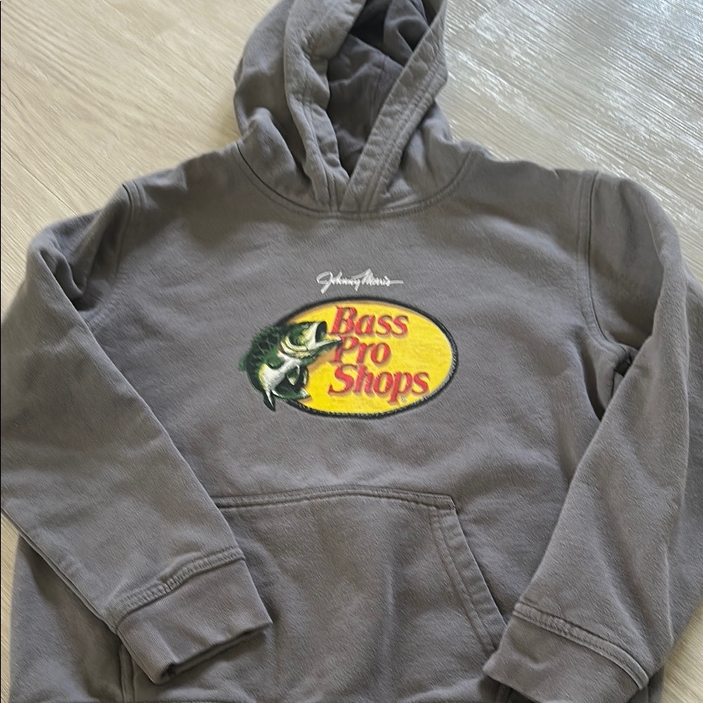 Bass Pro Shops Gray boys Hoodie